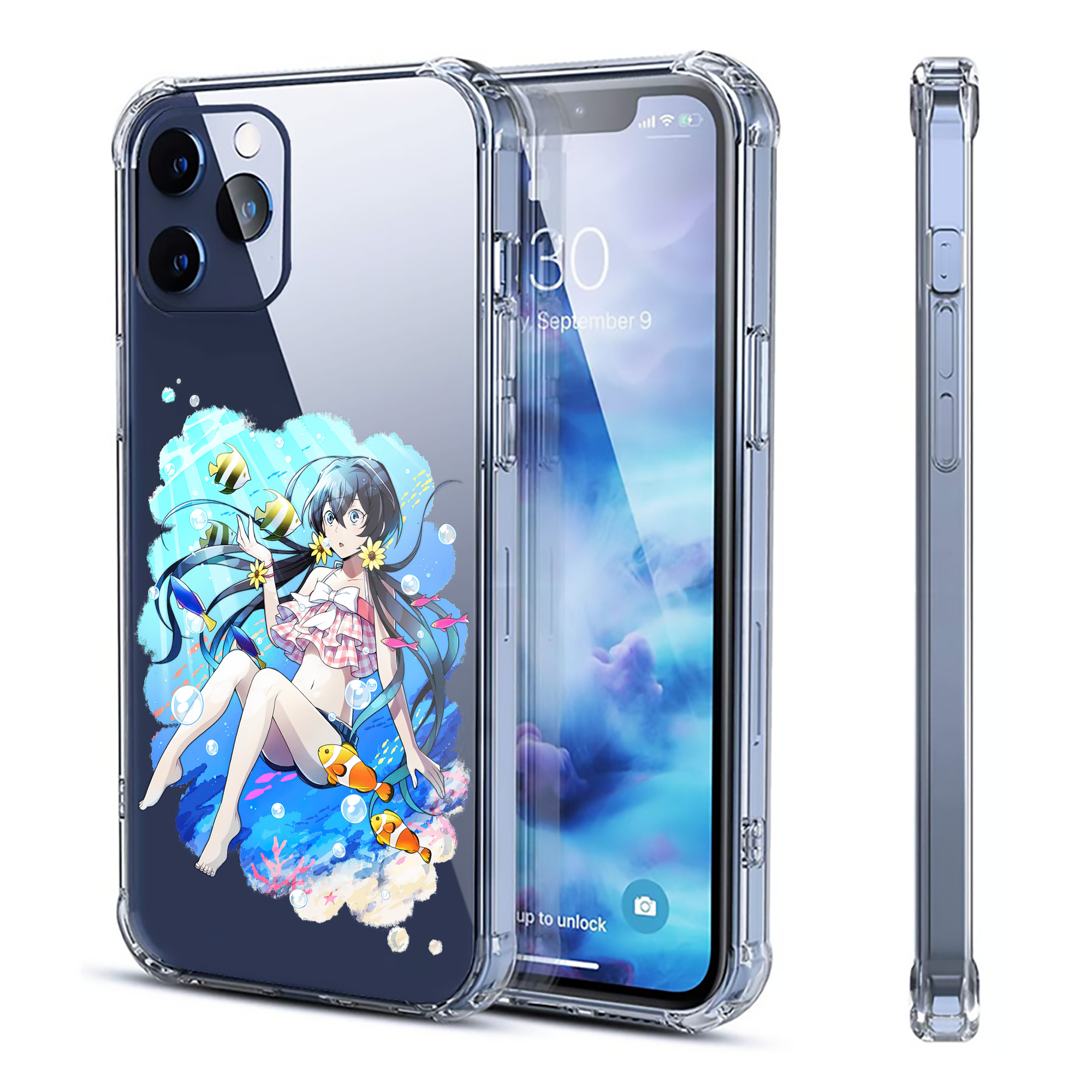 （画像用） 文豪ストレイドッグス Bungo Stray Dogs 【iPhone 12シリーズ対応】透明スマホケース（クリアソフトケース）
